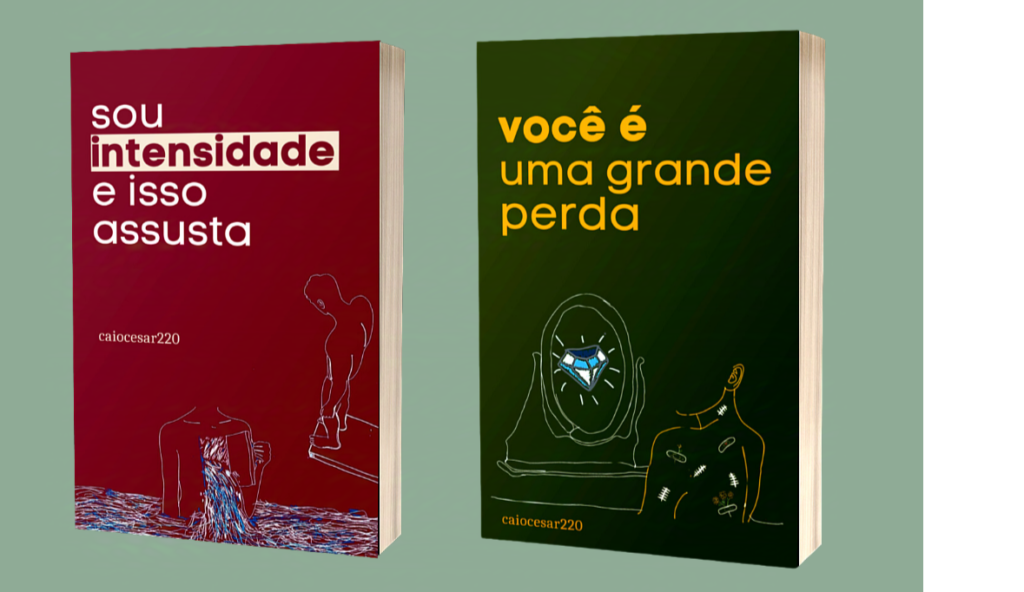Combo Sou intensidade e isso assusta Voce e uma grande perda BRINDE