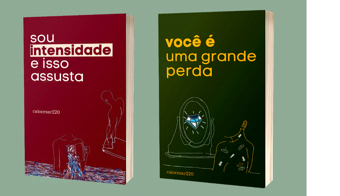 Combo Sou intensidade e isso assusta Voce e uma grande perda BRINDE