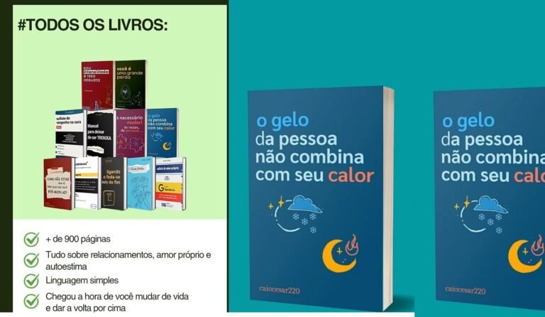 Descubra os Segredos para Relacionamentos Saudáveis com o Combo de E-books de Caio César