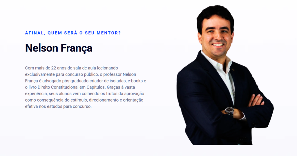 "Mentoria Aprovação Tribunais: A Estratégia Certa com Nelson Luiz de França Neto" 1 image 11