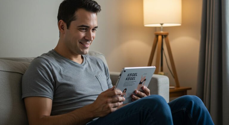 Exercício Kegel com Foam Roller para Homens
