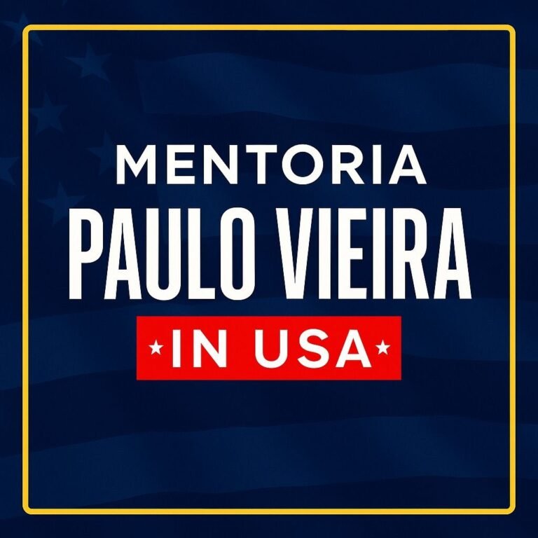 Mentoria Paulo Vieira nos EUA: Inscrições, Curso de Coaching Valor e Método CIS