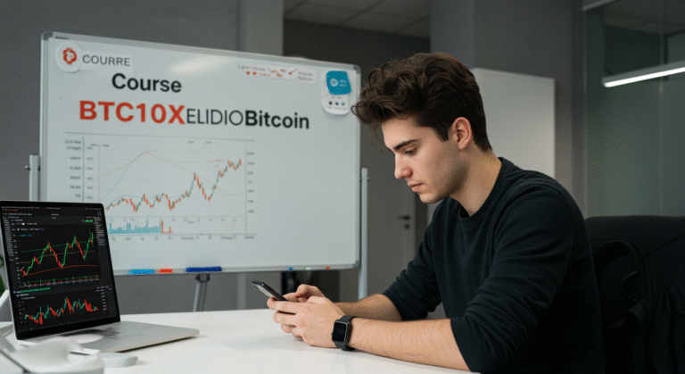 O Que é o Curso BTC 10X e Como a Estratégia de Alavancagem Controlada do Elídio Funciona?