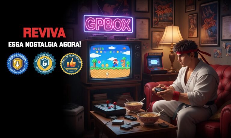 GPBOX: Onde Comprar e Como Funciona a Biblioteca Definitiva com Mais de 7 Mil Jogos Retrô