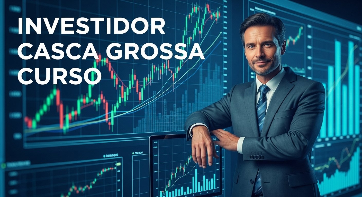 Investidor Casca Grossa funciona para quem tem pouco tempo? 1 curso investidor casca grossa graficos financeiros