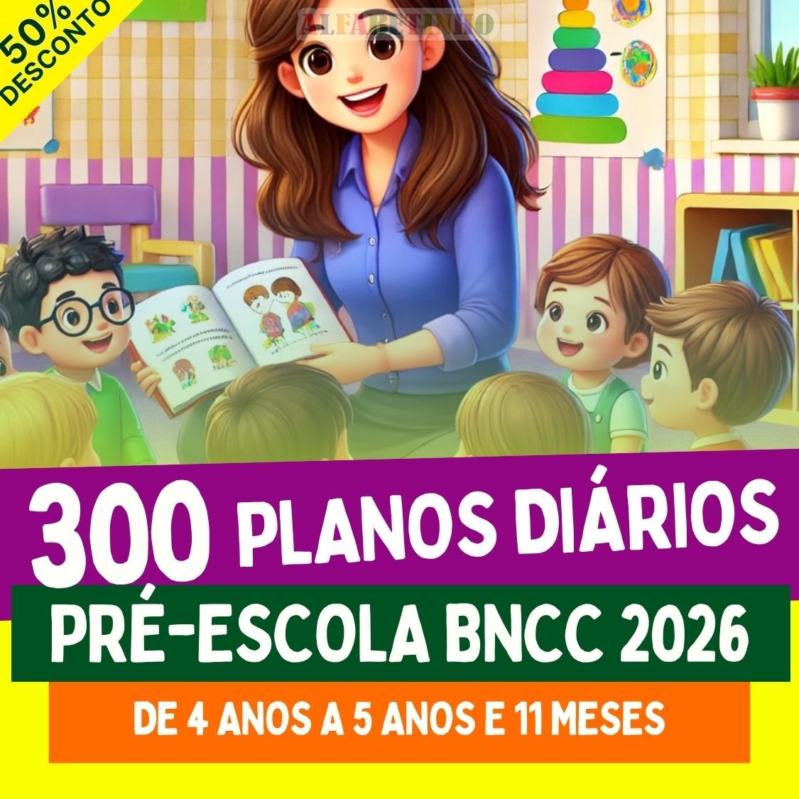 300 PLANOS DIARIOS PRE ESCOLA 2026
