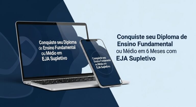 Conquiste seu Diploma de Ensino Fundamental ou Médio em 6 Meses com EJA Supletivo