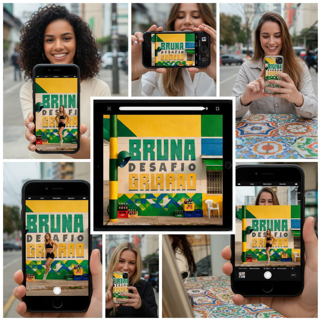 Desafio Bruna Griphao praticando polichinelo intenso