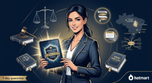 Ilustração de um estudante de direito usando técnicas mnemônicas, com símbolos jurídicos e o selo da assinatura vitalícia da Decorando a Lei Seca.