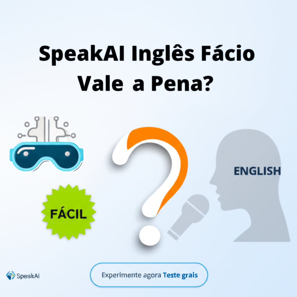 SpeakAI Inglês Fácil Vale a Pena? 1 capa speakai ingles facil vale a pena