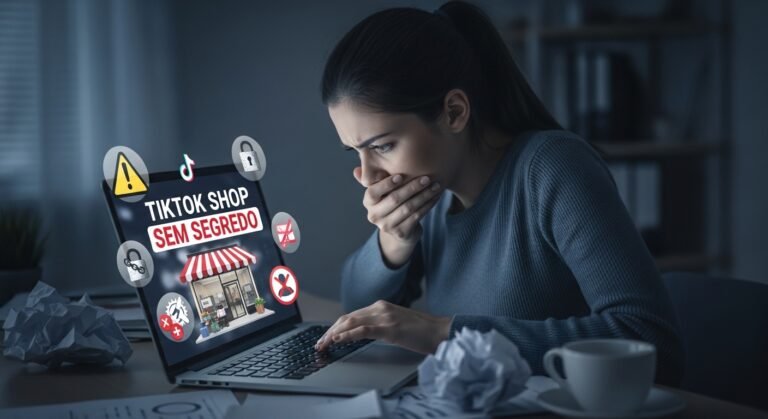 TikTok Shop Sem Segredo Vale a Pena? O Perigo de Postar Errado e Perder sua Conta