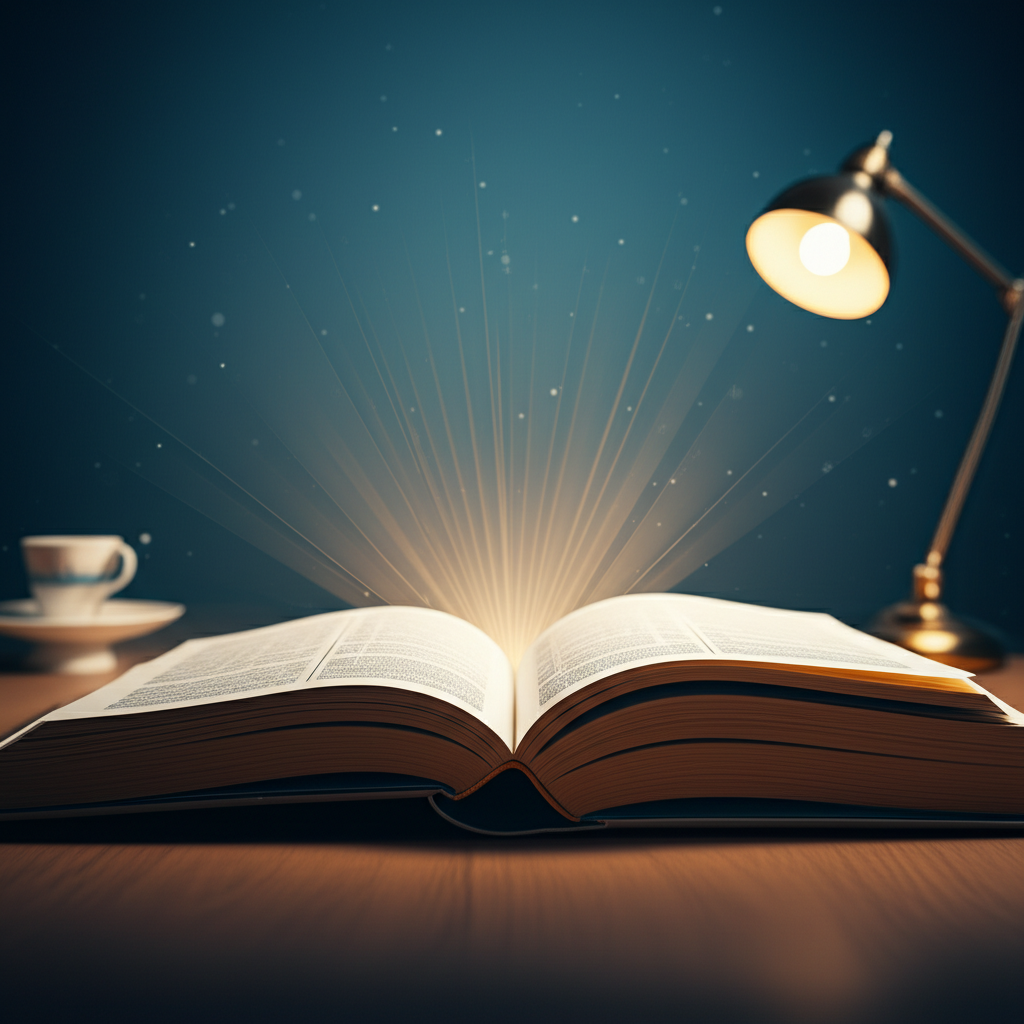 Livro Conheça Sua Bíblia Capa a Capa aberto, simbolizando acesso e download fácil.