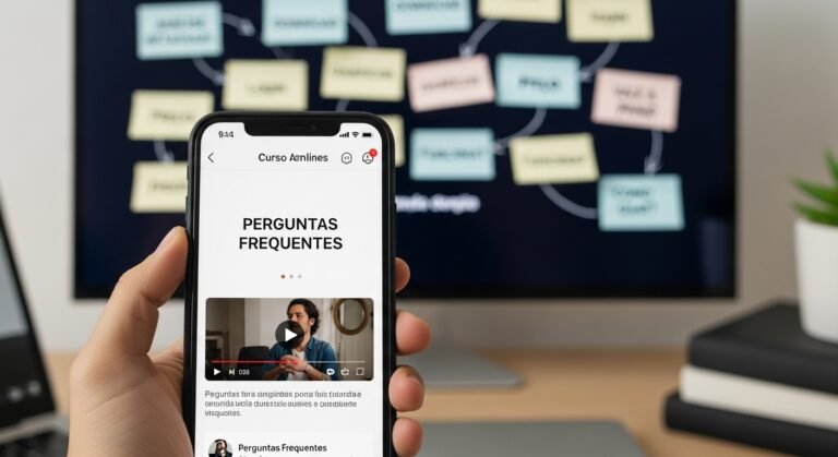 Jovem artista iniciante desenhando um personagem de anime com lápis e tablet, cercado por materiais de desenho e um laptop com videoaulas.