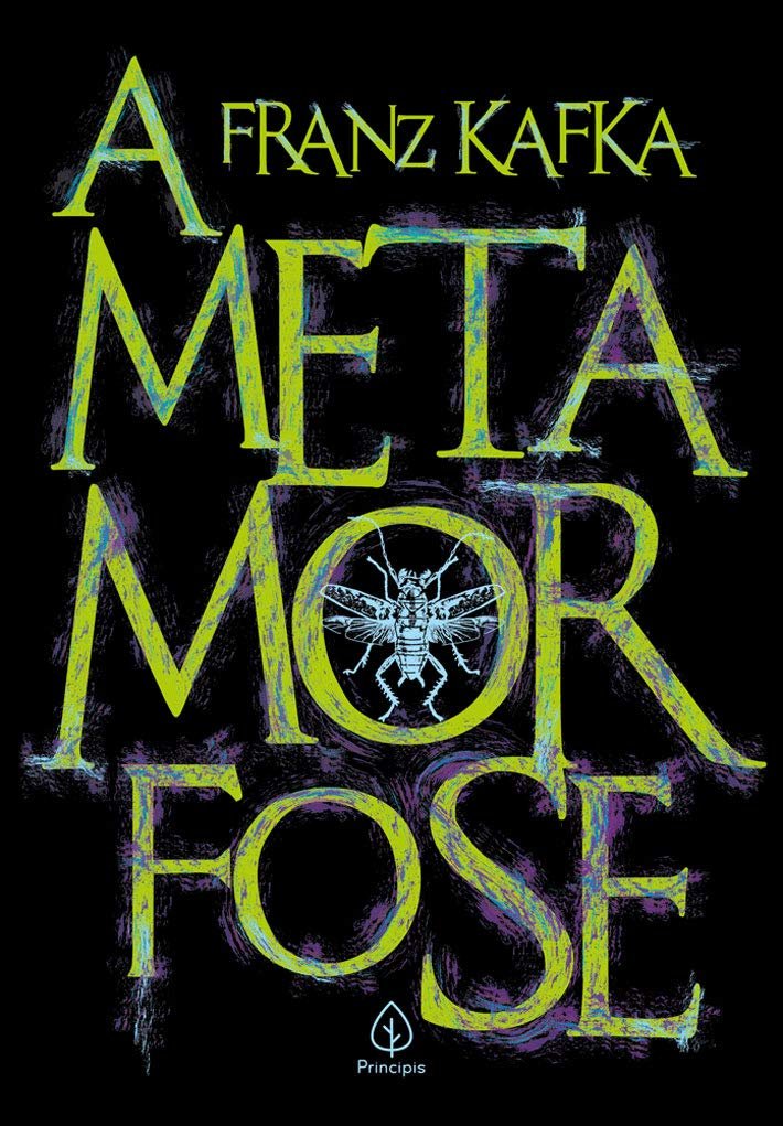 Capa do livro A Metamorfose de Franz Kafka com Gregor Samsa transformado em inseto, representando alienação e existencialismo