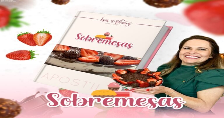 Capa do produto Apostila de Sobremesas Lucrativas da Chef Isis