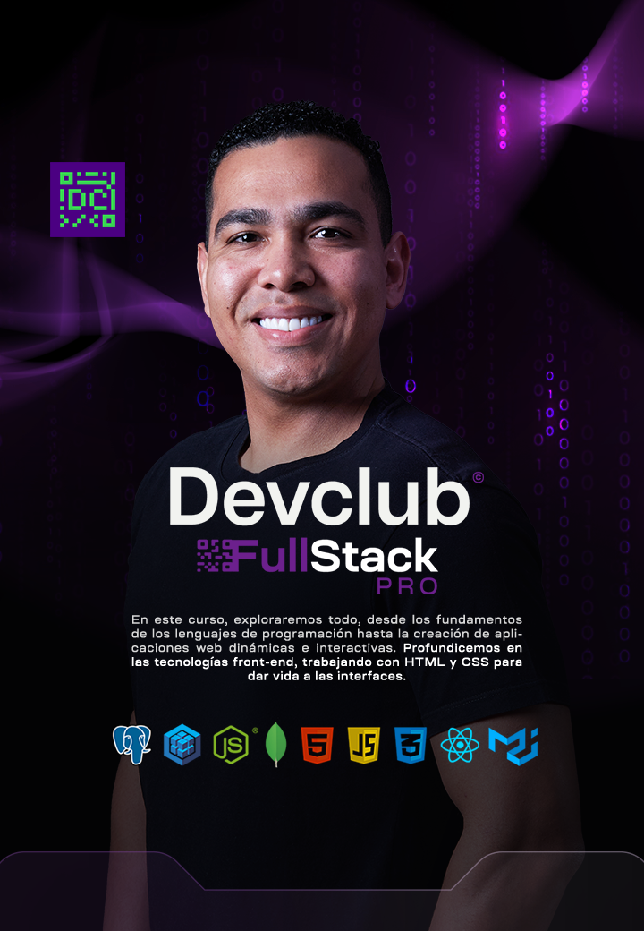 Capa do produto "Formação DevClub Full Stack BR