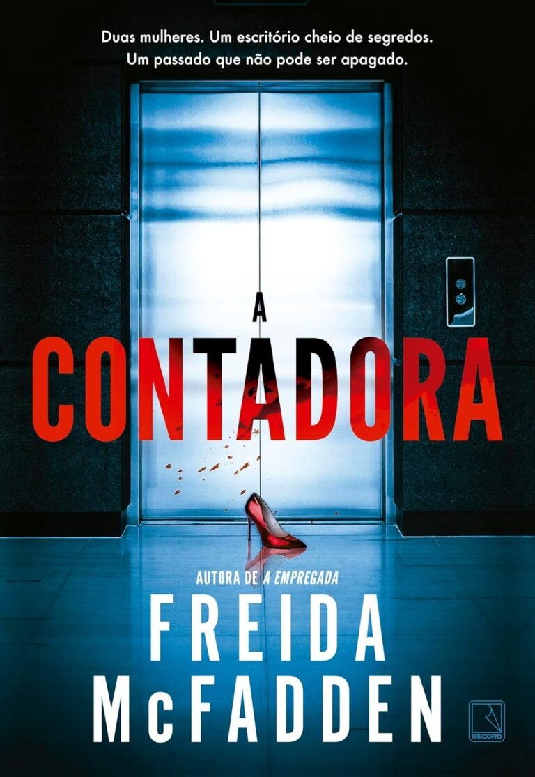 Capa do livro A Contadora de Freida McFadden, thriller psicológico de 308 páginas, preço promocional R$ 39,80
