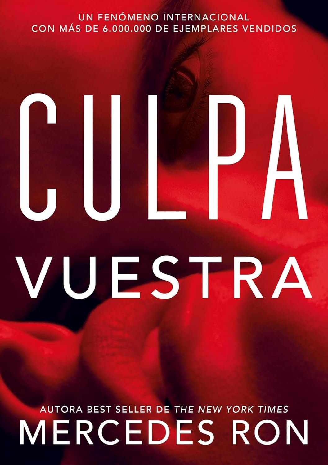 Capa do eBook Culpa Vuestra de Mercedes Ron em espanhol