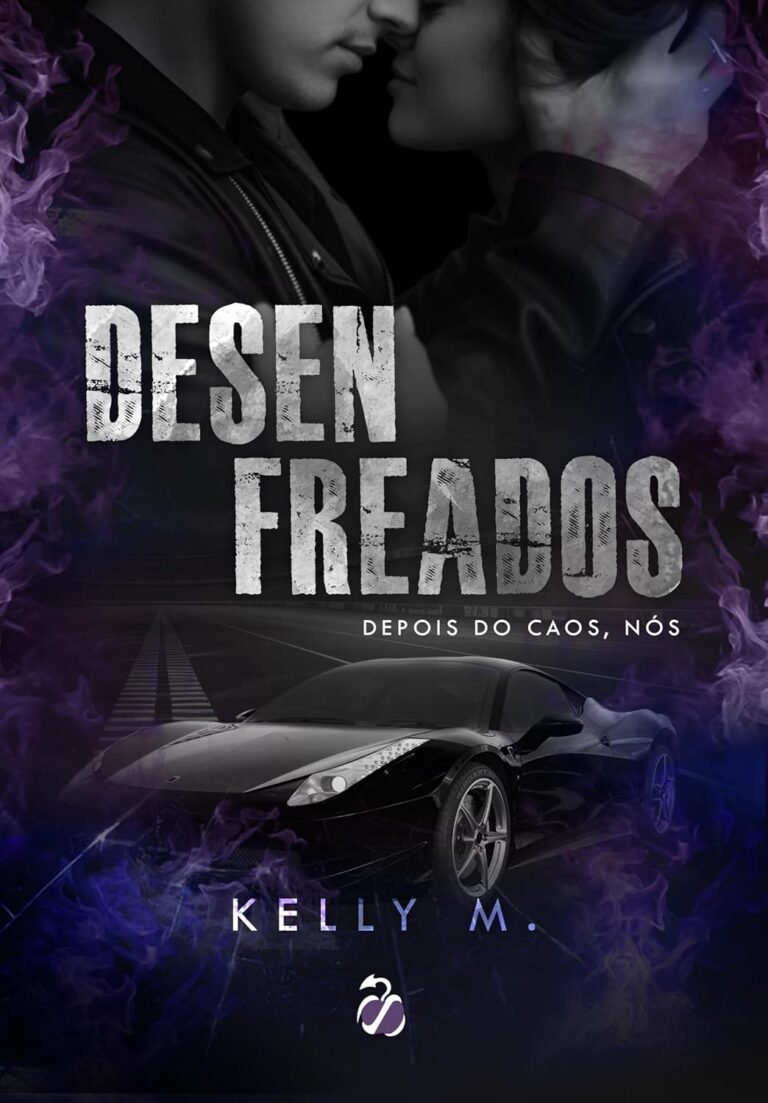 Capa do livro Desenfreados - Depois do Caos, Nós, com a heroína Ryen entre sombras de demônios e luz de casamento.