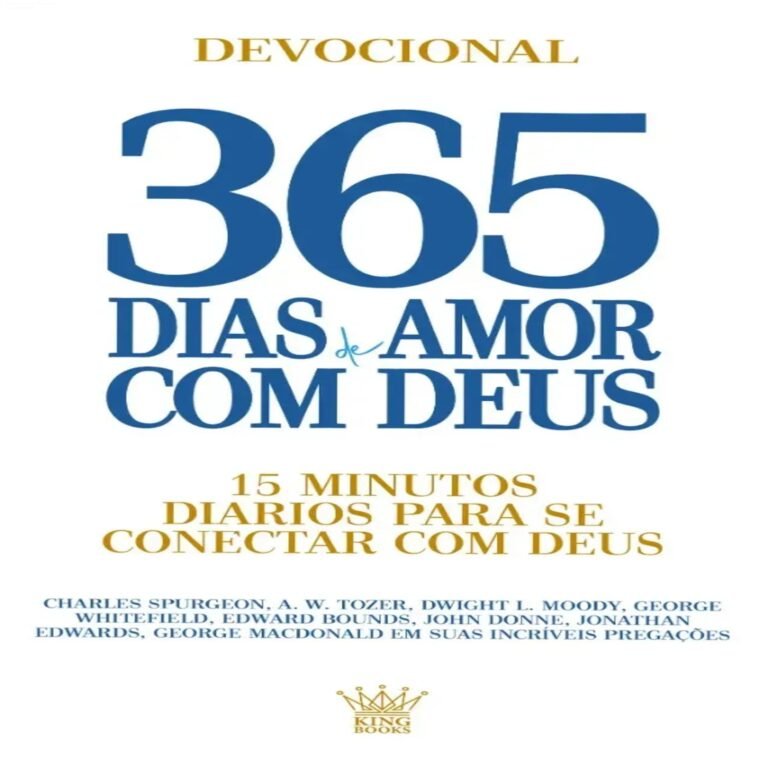 Capa do livro devocional 365 dias de Amor com Deus, 224 páginas, leitura de 15 minutos diários