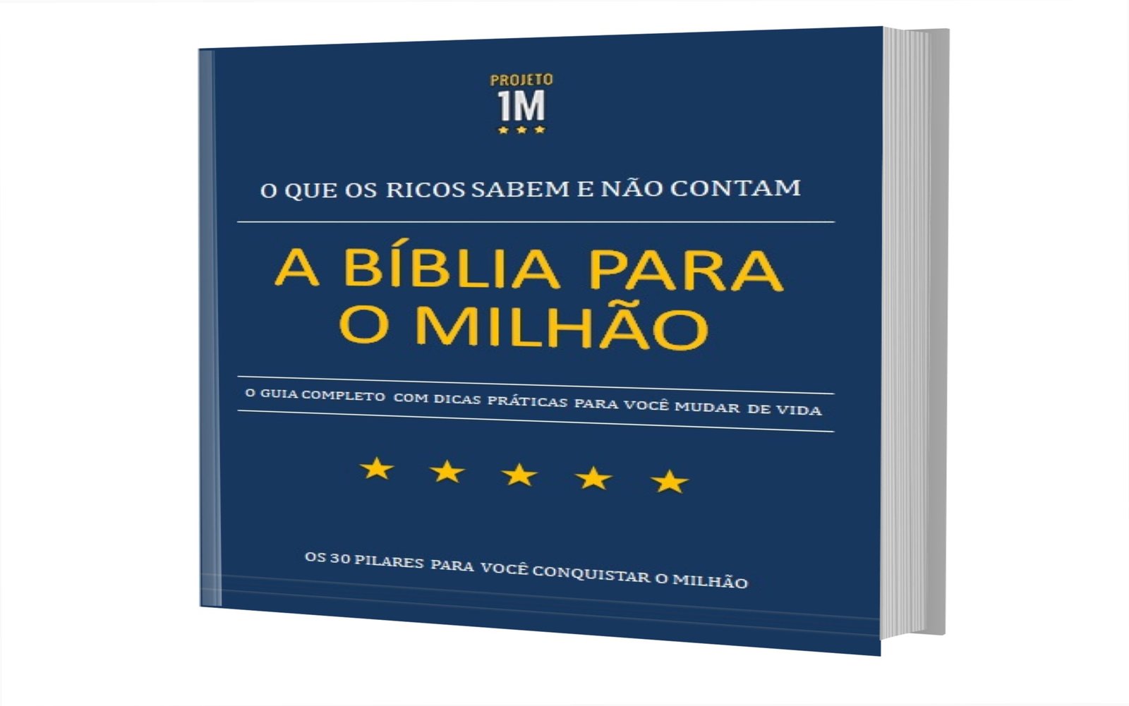 Capa do e‑book 'A Bíblia para o Milhão' destacando mindset vencedor e sucesso financeiro