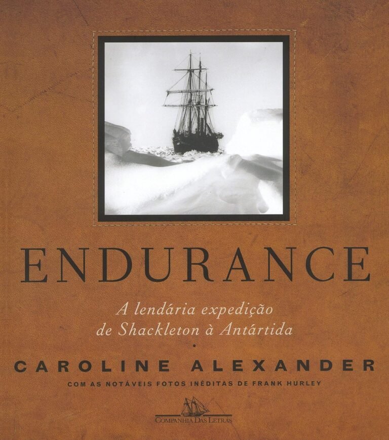 Capa do livro Endurance de Caroline Alexander mostrando foto histórica da expedição