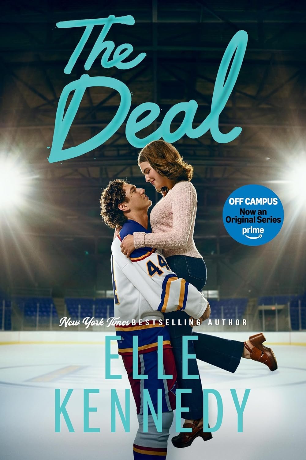 Capa do eBook The Deal de Elle Kennedy, romance universitário e sensual