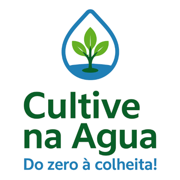 Imagem promocional do curso Cultive na Água exibindo hortas hidropônicas caseiras