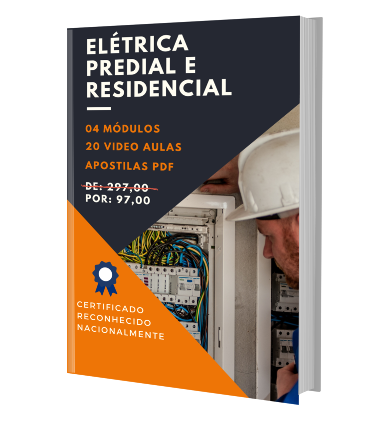 Imagem promocional do Curso Elétrica Predial e Residencial com certificado inclusivo e tradução em Libras