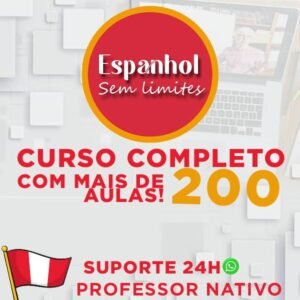 Curso Espanhol Sem Limites com professor nativo do Peru Harry Martin Quispe Cahuana - aula ao vivo e suporte WhatsApp