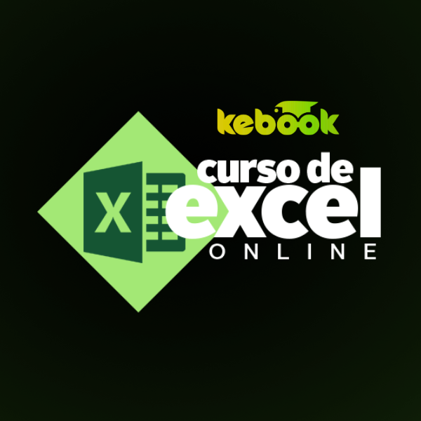 Imagem promocional do Curso de Excel Online mostrando domínio completo de Excel, Power BI e VBA com garantia de 7 dias