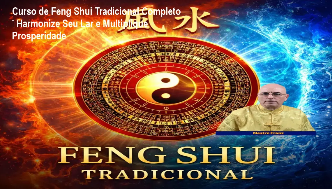 Curso de Feng Shui Tradicional Completo de FranzFengShui mostrando aplicação prática de harmonização de ambientes