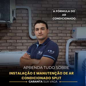 Curso A Fórmula do Ar Condicionado de Rodrigo Ferreira, treinamento completo de instalação e manutenção de sistemas HVAC
