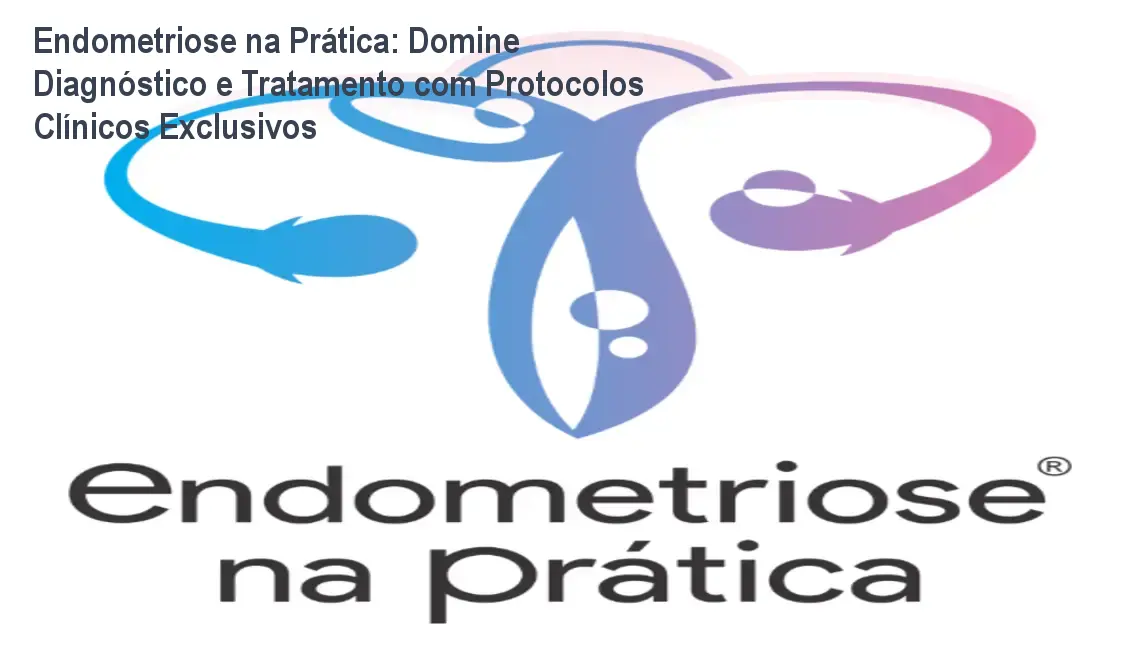 Imagem do curso Endometriose na Prática mostrando o professor Dr. Vinícius Araújo e módulos de diagnóstico prático