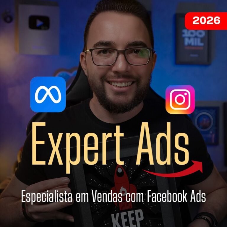 Expert Ads Filipe Detrey curso Meta Ads 2026 foco em anúncios locais e anti‑bloqueio