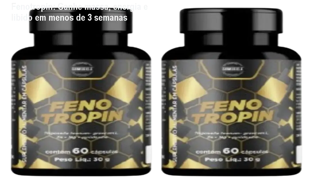 Fenotropin cápsulas de feno‑grego para aumentar massa muscular e libido