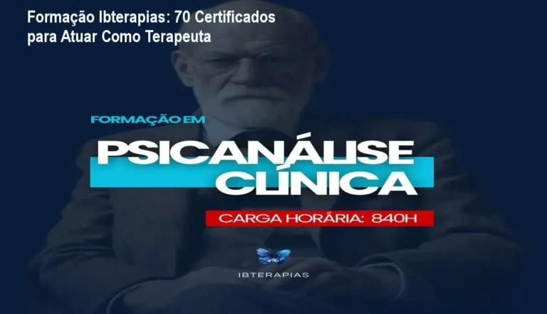 Certificados da formação Ibterapias de 70 terapias holísticas sobre uma mesa de atendimento