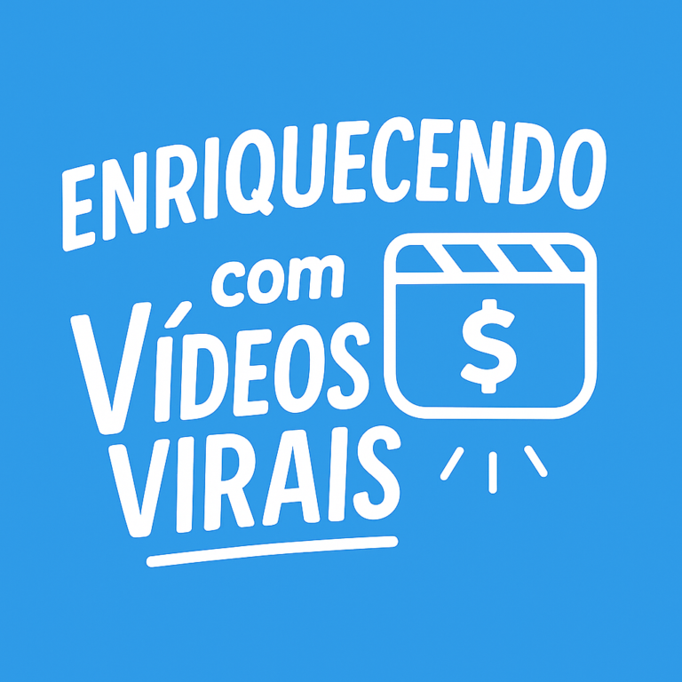 Ilustração de smartphone com vídeos virais e link de afiliado Shopee, simbolizando ganhar dinheiro online sem aparecer.