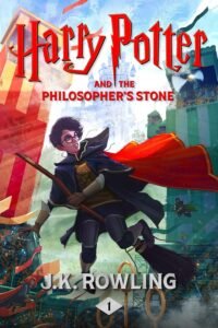 Harry Potter and the Philosopher's Stone eBook J.K. Rowling capa clássica inglês fantasia mágica