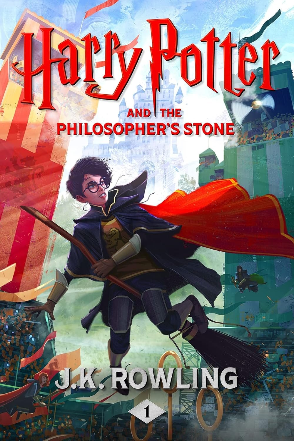 Harry Potter and the Philosopher's Stone eBook J.K. Rowling capa clássica inglês fantasia mágica