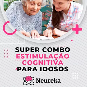 Kit com mais de 480 atividades de estimulação cognitiva para idosos em PDF, ajudando a manter memória, atenção e outras funções cognitivas