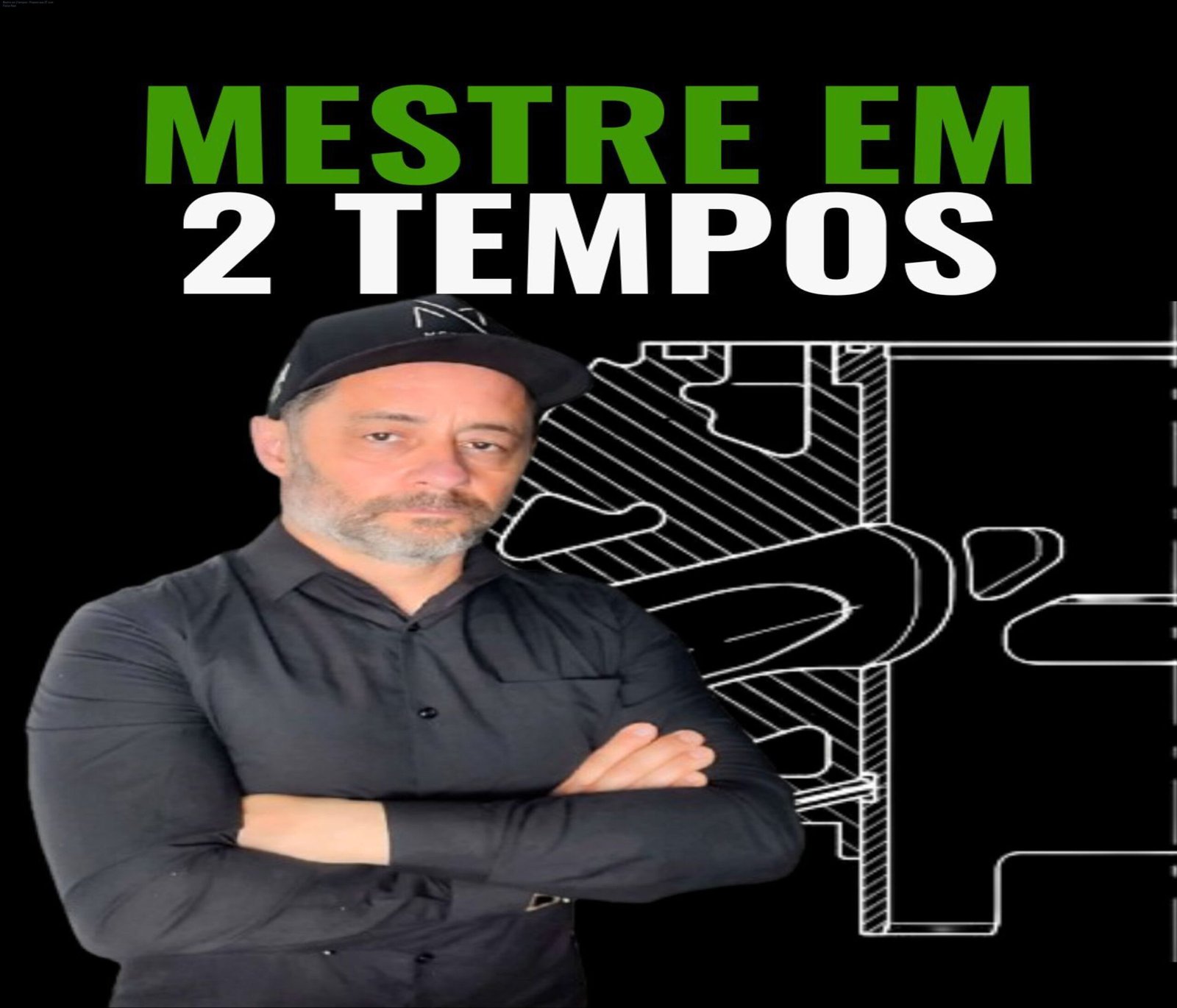 Aluno estudando o curso Mestre em 2 tempos, aprendendo preparação de motor 2T com base física