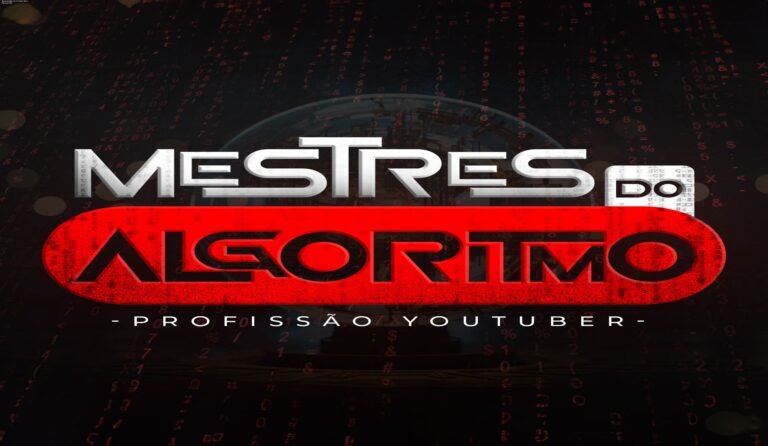 Mestres do Algoritmo de Caio Ferreira mostrando criação de canais dark no YouTube para gerar renda em dólar