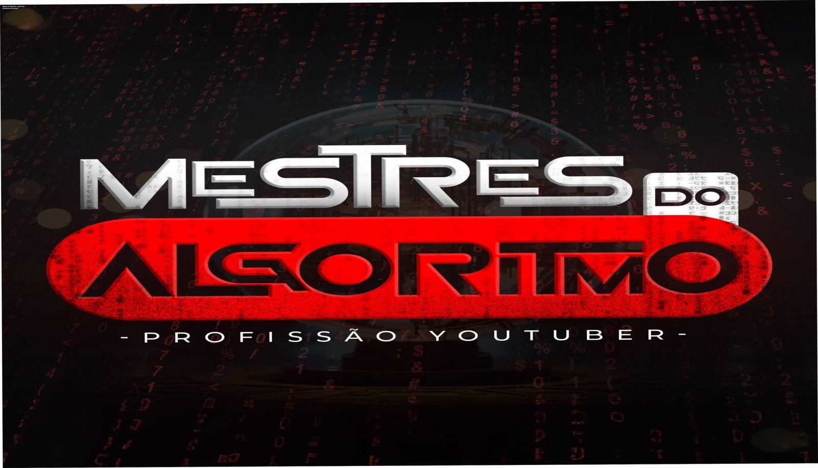 Imagem promocional do curso Mestres do Algoritmo mostrando estratégia de crescimento no YouTube sem aparecer