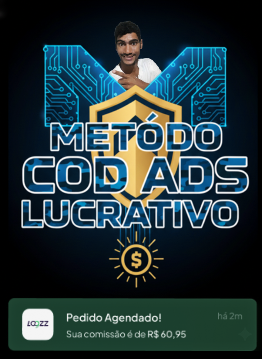 Método COD Ads Lucrativo - Curso para vender produtos físicos online usando Cash on Delivery sem estoque