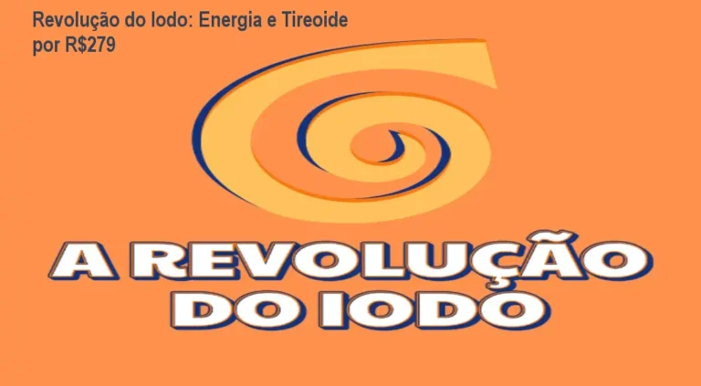 Capa do curso Revolução do Iodo de Fernanda Anders mostrando como obter energia e melhorar a saúde da tireoide