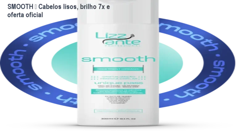 Smooth da Lizzante aplicado em cabelos, deixando fios lisos e brilhantes
