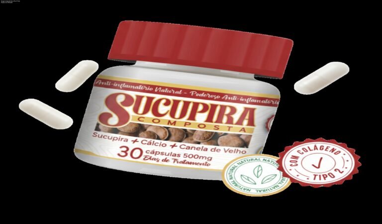 Frasco de Sucupira Composta, suplemento natural para alívio de dores nas articulações