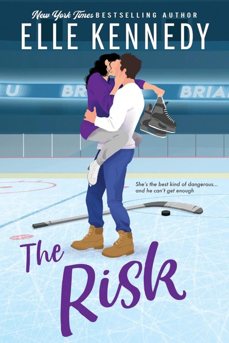 Capa do ebook The Risk de Elle Kennedy, romance universitário