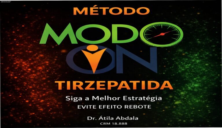 Imagem do curso Tirzepatida Sem Rebote - Modo On de Átila Abdala mostrando protocolos clínicos e aplicativos integrados